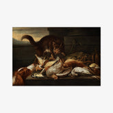 Hunting still life with cat by Felice Boselli - thumbnail_0_nf_67448239faa684e1cf4ba737